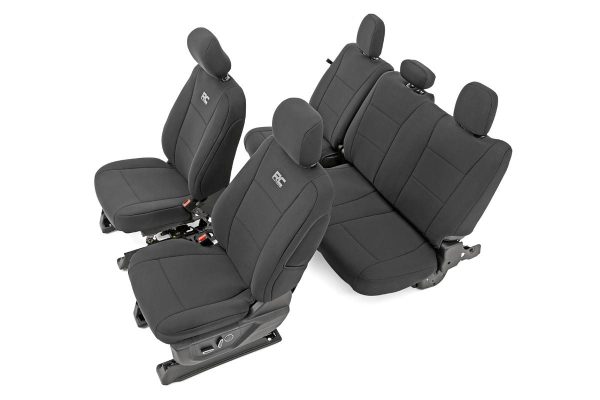 Seat Covers | FR Bucket and RR Bench | Ford F-150 Lightning F-250 F-350 (15-23) Online Sale