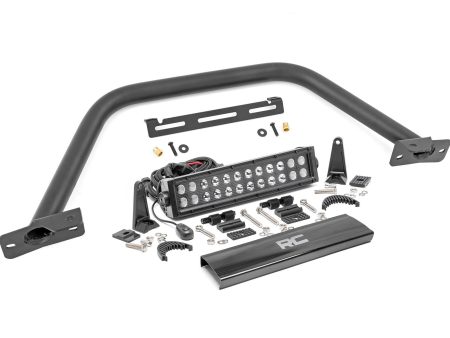 Safari Bar | 12  LED Light Bar | Black | Dual Row | OE Modular Steel | Ford Bronco (21-24) Online Hot Sale