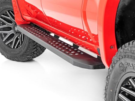 RPT2 Running Boards | Crew Cab | Black | Chevy GMC 1500 2500HD 3500HD (19-24) For Sale