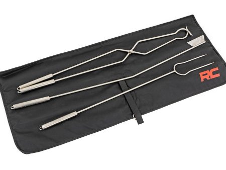 Stainless Steel Fire Pit Accessory Kit on Sale