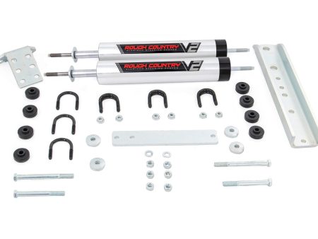 V2 Steering Stabilizer | Dual | Ford Bronco F-150 F-250  (1980-1998) Online now