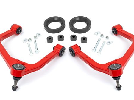 1.75 Inch Leveling Kit | Forged Red UCA | AT4 | GMC Sierra 1500 4WD (19-24) For Discount