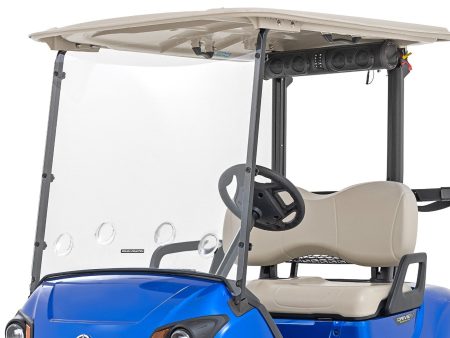 Vented Full Windshield | Scratch Resistant | Yamaha Drive2 Golf Cart For Discount