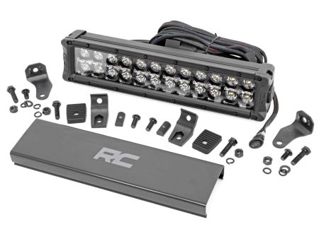 12 Inch Black Series LED Light Bar | Dual Row | White DRL Online now