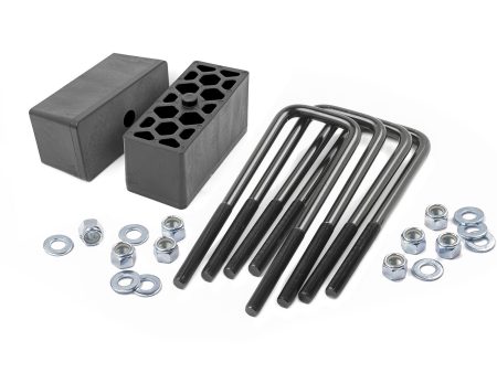 2.5 Inch Block & U-Bolt Kit | Chevy GMC 1500 Truck 2WD 4WD Discount