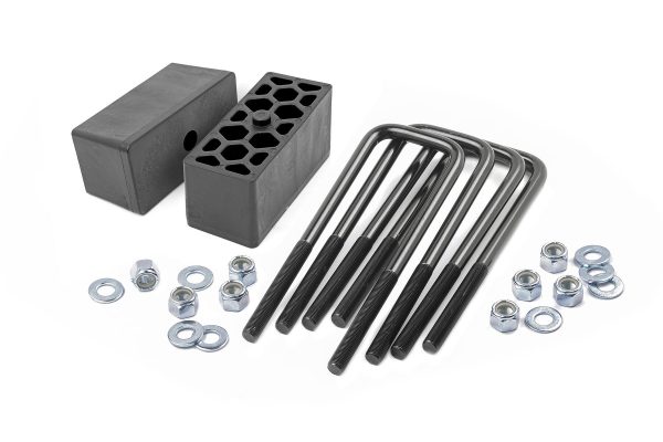 2.5 Inch Block & U-Bolt Kit | Chevy GMC 1500 Truck 2WD 4WD Discount