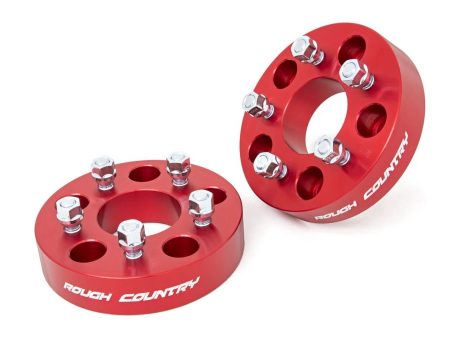 1.5 Inch Wheel Adapters | 5x5 to 5x4.5 | Red | Jeep Wrangler JK Wrangler Unlimited (07-18) Fashion