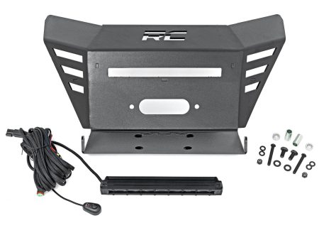 Winch Plate | 10  Black Slimline | Honda Pioneer 520 Supply