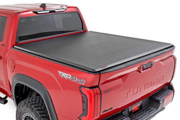 Soft Roll Up Bed Cover | 5 7  Bed | Toyota Tundra 2WD 4WD (2022-2024) Cheap