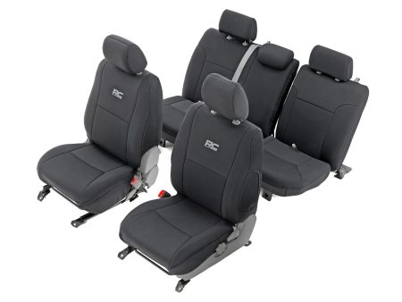 Seat Covers | FR & RR | Crew Cab | Toyota Tacoma 2WD 4WD (2005-2015) Supply