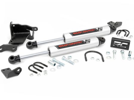 V2 Steering Stabilizer | Dual | 2.5-8 Inch Lift | Jeep Gladiator JT Wrangler JL (18-24) Online