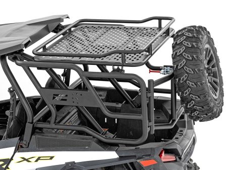 Tubular Rear Cargo Rack | Spare Tire Mount | Polaris RZR XP 1000 Supply