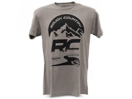 Rough Country T-Shirt | RC Mountains | Warm Gray | SM Online Sale