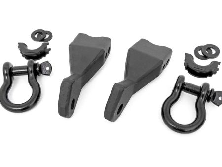 Tow Hook Brackets | D-Ring Combo | Chevy Silverado 1500 2WD 4WD (2019-2024) Online Sale