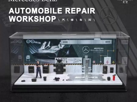 Moreart Mercedes Benz Repair Workshop Diorama Online Sale