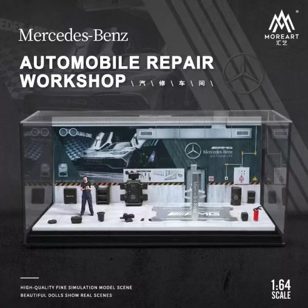 Moreart Mercedes Benz Repair Workshop Diorama Online Sale