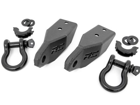 Tow Hook Brackets | D-Ring Combo | Toyota Tundra 2WD 4WD (2007-2021) For Cheap