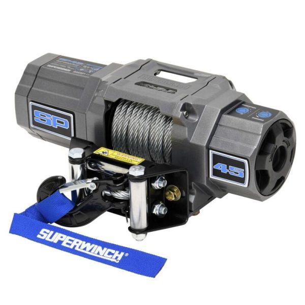 Superwinch 4500 LBS 12V DC 15 64in x 40ft Steel Rope Roller Fairlead SP 45 Winch Online Hot Sale