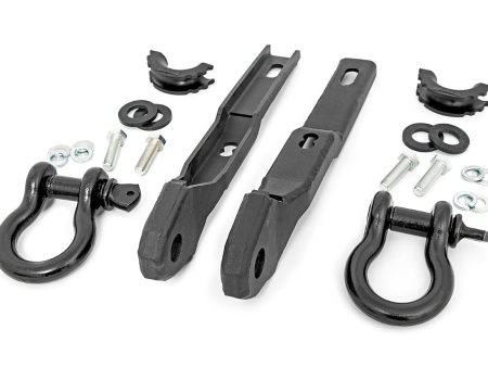 Tow Hook Brackets | D-Ring Combo | Nissan Titan 2WD 4WD (2017-2024) Online Sale