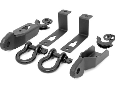 Tow Hook Brackets | D-Ring Combo | Ford Ranger 2WD 4WD (2019-2023) Discount