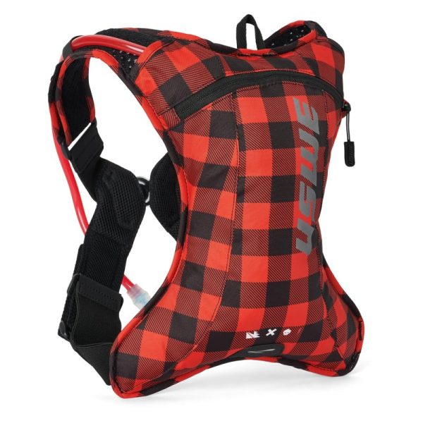 USWE Outlander Hydration Pack 2L - Flannel Red Black For Cheap