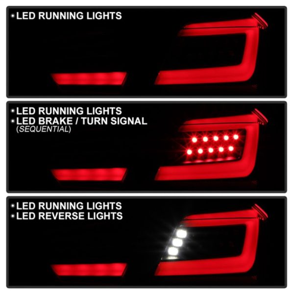 Spyder 14-20 Chevy Impala LED Tail Lights - Black (ALT-YD-CHIP14-SEQ-BK) Supply