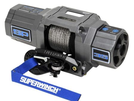 Superwinch 3500 LBS 12V DC 7 32in x 40ft Synthetic Rope Hawse Fairlead SP 35SR Winch Discount