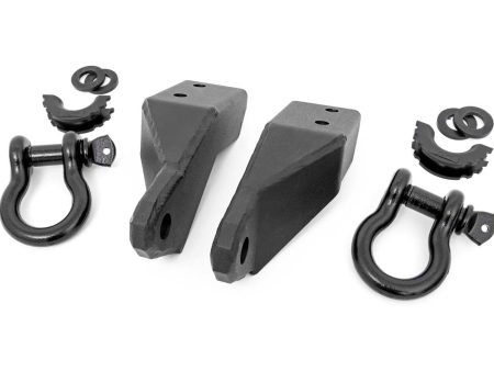 Tow Hook Brackets | D-Ring | Bull Bar Sup | Toyota Tundra 2WD 4WD (2007-2021) Fashion