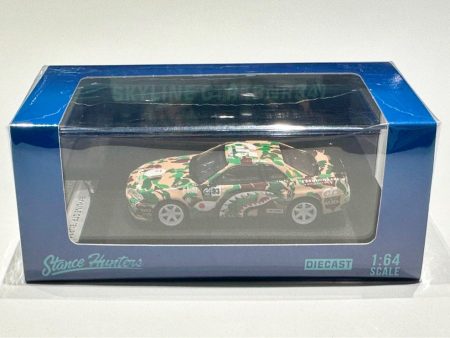 Stance Hunter s Nissan Skyline GT-R BNR34 A Bathing Ape Livery Online now