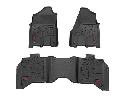 Sure-Fit Floor Mats | Front & Rear | Front Bucket | Crew | Ram 2500 3500 (19-24) Hot on Sale