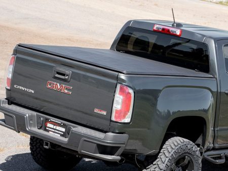 Soft Tri-Fold Bed Cover | 5 3  Bed | Chevy GMC Canyon Colorado 2WD 4WD (15-24) Hot on Sale