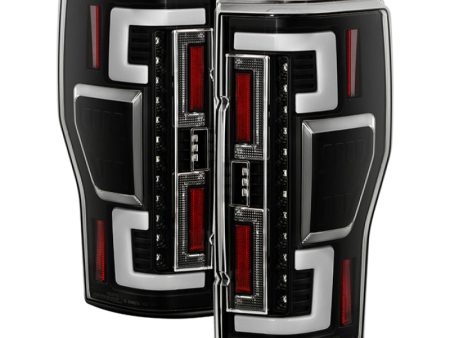 Spyder 20-21 Ford F250 Superduty LED Tail Lights - Black (ALT-YD-FS20HAL-LED-BK) Cheap