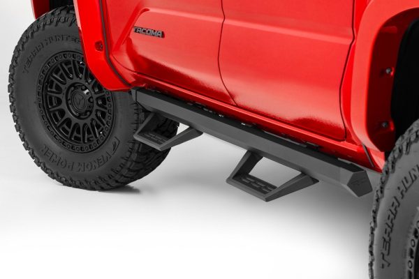 SR2 Adjustable Aluminum Steps | Double Cab | Toyota Tacoma 2WD 4WD (2024) For Cheap