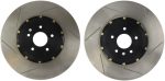 StopTech 15-18 Ford Mustang GT (w  Brembo Calipers) AeroRotor 2pc Drilled Front Rotor (Pair) Supply