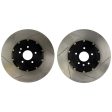 StopTech 13-14 Ford Mustang Shelby GT500 AeroRotor 2pc Slotted and Zinc Plated Front Rotor (Pair) Supply