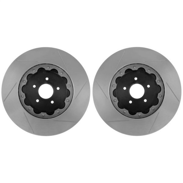 StopTech 15-18 Ford Mustang GT (w  Brembo Calipers) AeroRotor 2pc Drilled Front Rotor (Pair) Supply