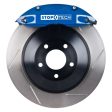 StopTech 05+ Mustang Saleen ST-40 355x32mm Blue Caliper Slotted Rotors Front Big Brake Kit Fashion