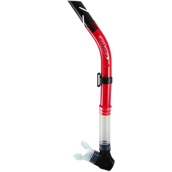 Tilos Splash Semi-Dry Snorkel with Purge and Crystal Silicone Mouthpiece Online now