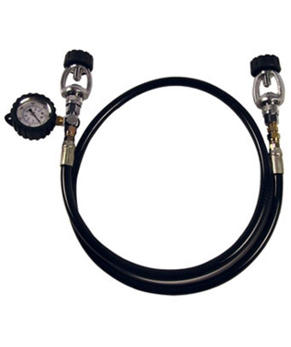 Tank Equalizer hose with Pressure Gauge 5000 psi in Yoke Supply