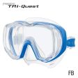 Tusa Freedom Tri-Quest 3-Window Panoramic View Wide Angle Scuba Diving Snorkeling Mask Online now