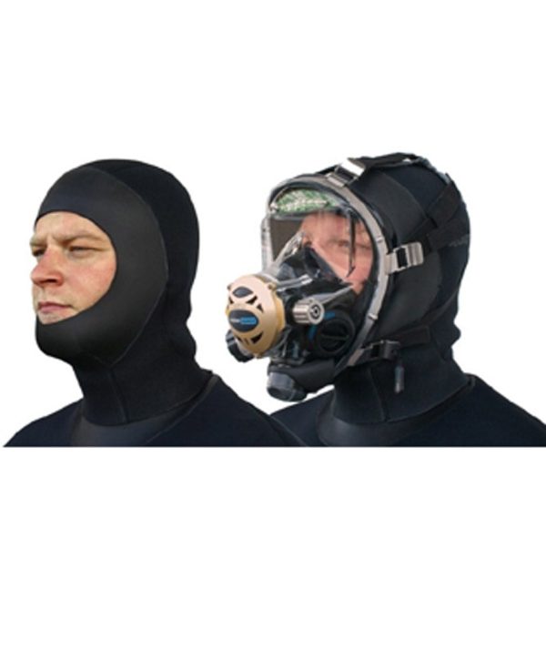 Seasoft Pro 6mm Commercial Drysuit Hood for use with a Full Face Mask For Sale