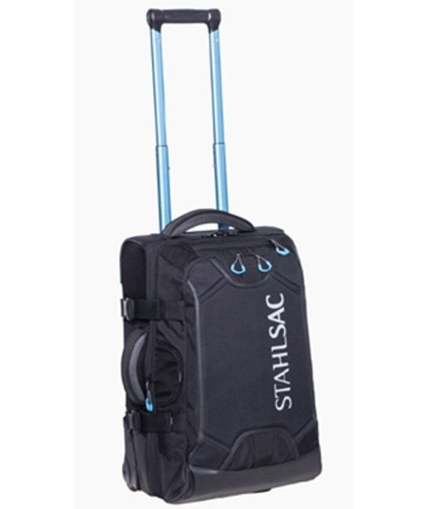 Stahlsac Steel 22  Carry On Roller Bag with Wet Dry System and Telescoping Handle Online now