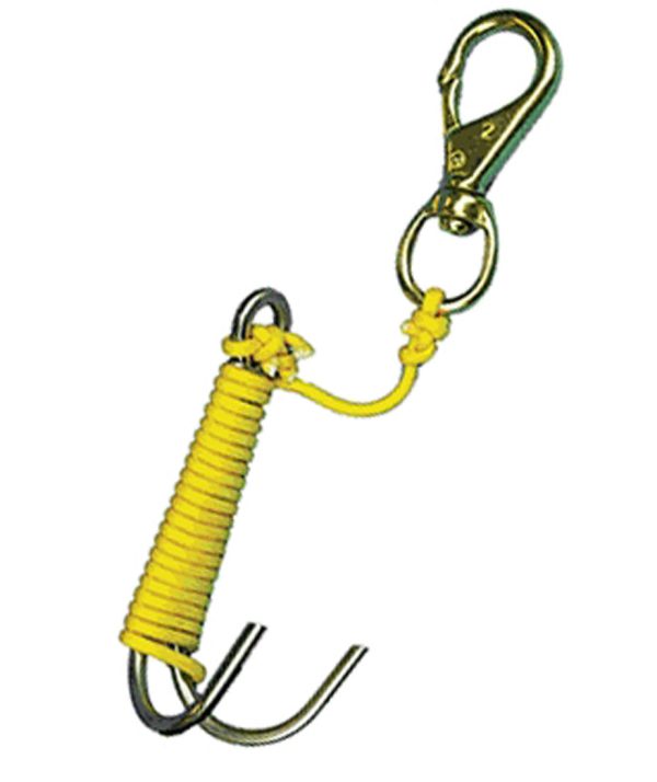 Trident Drift Line with Double J-Hook and Brass Clip for Drift Diving Online Hot Sale