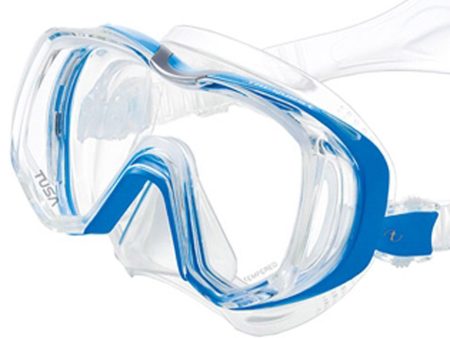 Tusa Freedom Tri-Quest 3-Window Panoramic View Wide Angle Scuba Diving Snorkeling Mask Online now