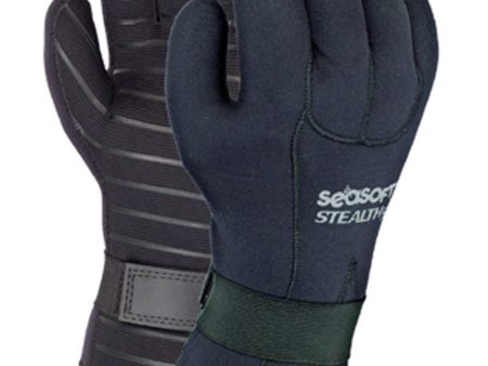 Seasoft 5mm Stealth 5 Scuba Diving Glove with Reinforced Dinahide Palm Fashion