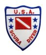 Trident  USA Scuba Diver  Embroidered Patch For Cheap