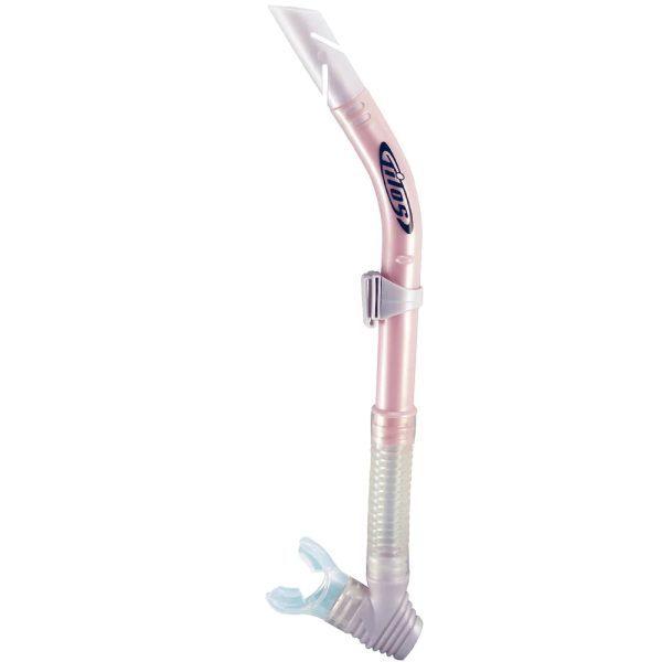 Tilos Splash Semi-Dry Snorkel with Purge and Crystal Silicone Mouthpiece Online now