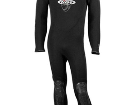 Tilos Men s 5 4mm Titanium Cold Water Semi-Dry Seal Suit for Scuba Diving For Discount