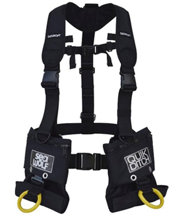 Seasoft Seawolf 60 Drysuit Diving Weight Harness with Ditchable Weight Pockets Discount