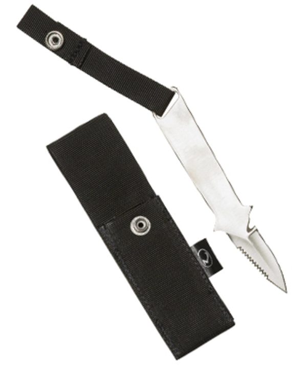 Zeagle BC BCD knife with Nylon Sheath Permanently Mounts to any Webbing Strap For Discount